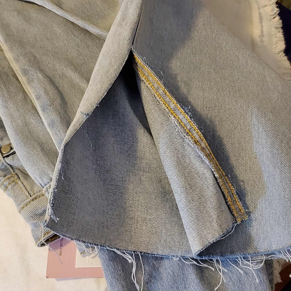 👖Avec Les Filles Distressed Denim Jeans - Picture 12 of 15